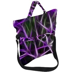 Neurons Brain Cells Imitation Fold Over Handle Tote Bag by HermanTelo