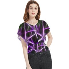 Neurons Brain Cells Imitation Butterfly Chiffon Blouse