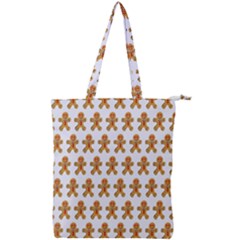 Gingerbread Men Double Zip Up Tote Bag by Mariart