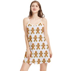 Gingerbread Men Summer Frill Dress by Mariart