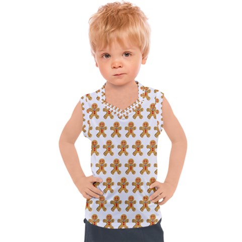 Gingerbread Men Kids  Sport Tank Top by Mariart