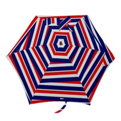 Patriotic Ribbons Mini Folding Umbrellas by Mariart