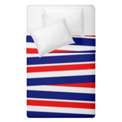 Patriotic Ribbons Duvet Cover Double Side (single Size) by Mariart