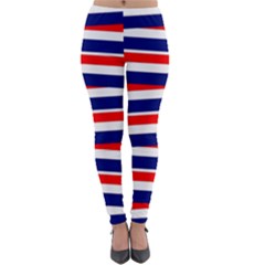 Patriotic Ribbons Lightweight Velour Leggings