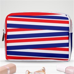 Patriotic Ribbons Make Up Pouch (medium) by Mariart