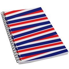 Patriotic Ribbons 5 5  X 8 5  Notebook by Mariart