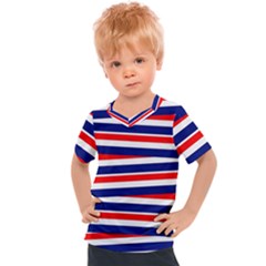 Patriotic Ribbons Kids  Sports Tee