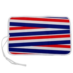 Patriotic Ribbons Pen Storage Case (l)