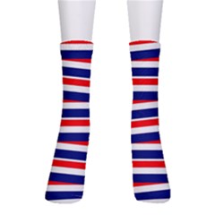 Patriotic Ribbons Men s Crew Socks