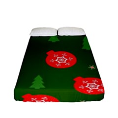 Christmas 001 Fitted Sheet (full/ Double Size)