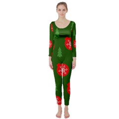 Christmas 001 Long Sleeve Catsuit