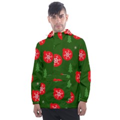 Christmas 001 Men s Front Pocket Pullover Windbreaker