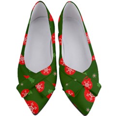 Christmas 001 Women s Bow Heels