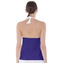 Berry Blue & White - Babydoll Tankini Top View2