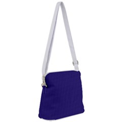 Berry Blue & White - Zipper Messenger Bag by FashionLane