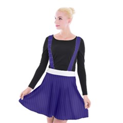 Berry Blue & White - Suspender Skater Skirt by FashionLane