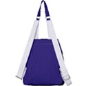 Berry Blue & White - Center Zip Backpack View2