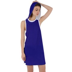 Berry Blue & White - Racer Back Hoodie Dress by FashionLane