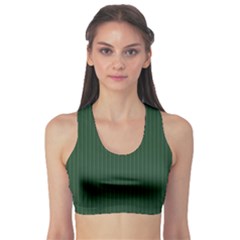 Eden Green & White - Sports Bra by FashionLane