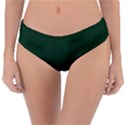 Eden Green & White - Reversible Classic Bikini Bottoms View3