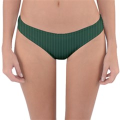 Eden Green & White - Reversible Hipster Bikini Bottoms by FashionLane