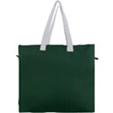 Eden Green & White - Canvas Travel Bag View1