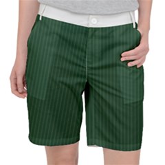 Eden Green & White - Pocket Shorts by FashionLane