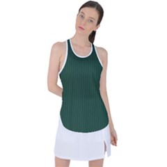 Eden Green & White - Racer Back Mesh Tank Top by FashionLane