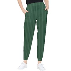 Eden Green & White - Tapered Pants by FashionLane