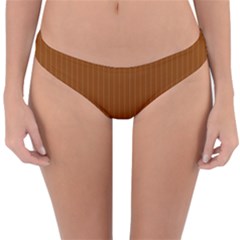 Rusty Orange & White - Reversible Hipster Bikini Bottoms by FashionLane