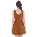 Rusty Orange & White - Scoop Neck Skater Dress View2