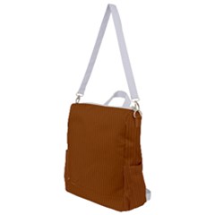 Rusty Orange & White - Crossbody Backpack by FashionLane