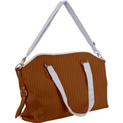 Rusty Orange & White - Canvas Crossbody Bag by FashionLane