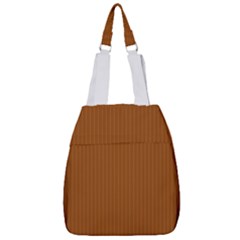 Rusty Orange & White - Center Zip Backpack by FashionLane