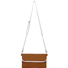 Rusty Orange & White - Mini Crossbody Handbag by FashionLane