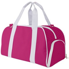 Peacock Pink & White - Burner Gym Duffel Bag