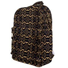 Luxury Golden Oriental Ornate Pattern Classic Backpack