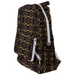 Luxury Golden Oriental Ornate Pattern Travelers  Backpack by dflcprintsclothing