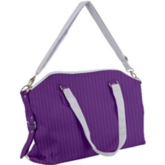 Eminence Purple & White - Canvas Crossbody Bag by FashionLane