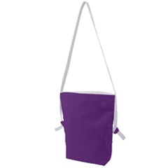 Eminence Purple & White - Folding Shoulder Bag by FashionLane