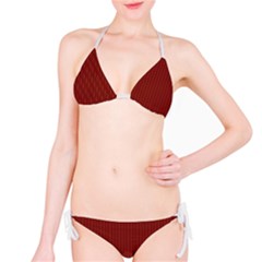 Berry Red & White - Classic Bikini Set by FashionLane