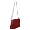 Berry Red & White - Shoulder Bag with Back Zipper View1