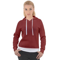 Berry Red & White - Women s Overhead Hoodie by FashionLane