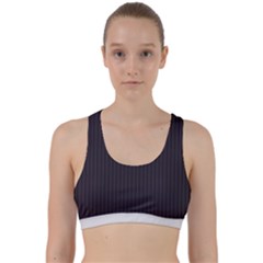 Onyx Black & White - Back Weave Sports Bra by FashionLane