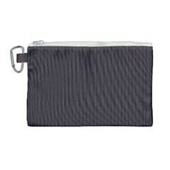 Onyx Black & White - Canvas Cosmetic Bag (large) by FashionLane