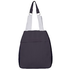 Onyx Black & White - Center Zip Backpack by FashionLane