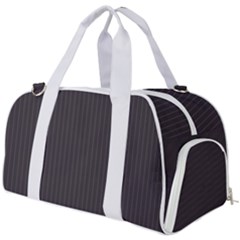 Onyx Black & White - Burner Gym Duffel Bag by FashionLane