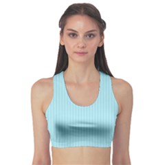 Blizzard Blue & Black - Sports Bra by FashionLane