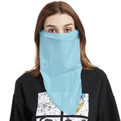 Blizzard Blue & Black - Face Covering Bandana (triangle) by FashionLane