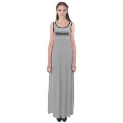 Chalice Silver Grey & Black - Empire Waist Maxi Dress by FashionLane